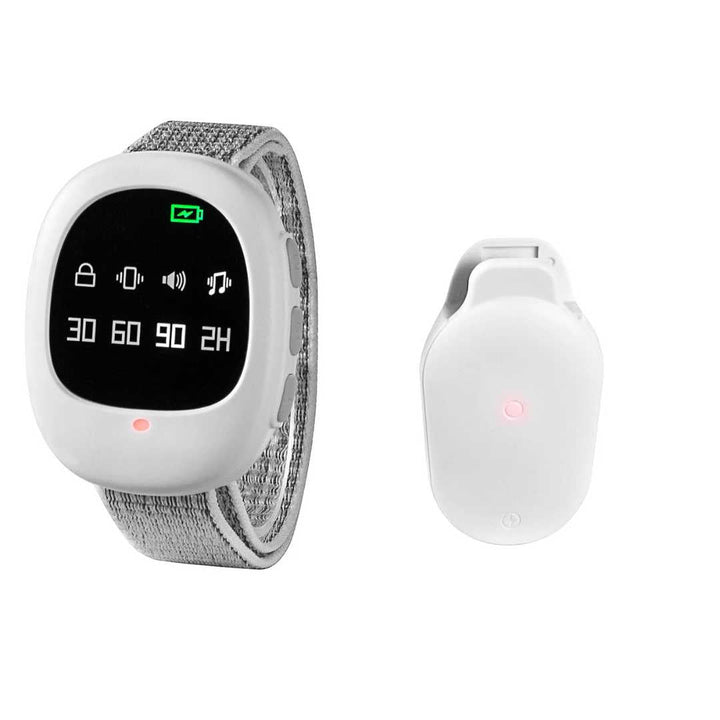 Kalsten | Wireless Bedwetting Alarm with Vibration Signal & Timer Function - USB Rechargeable