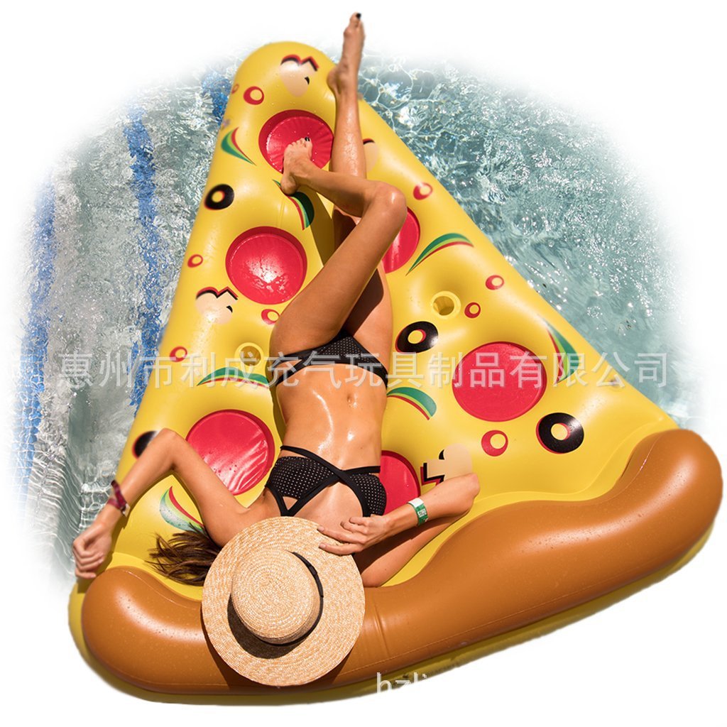 Women inflatable pizza lounger Kalsten