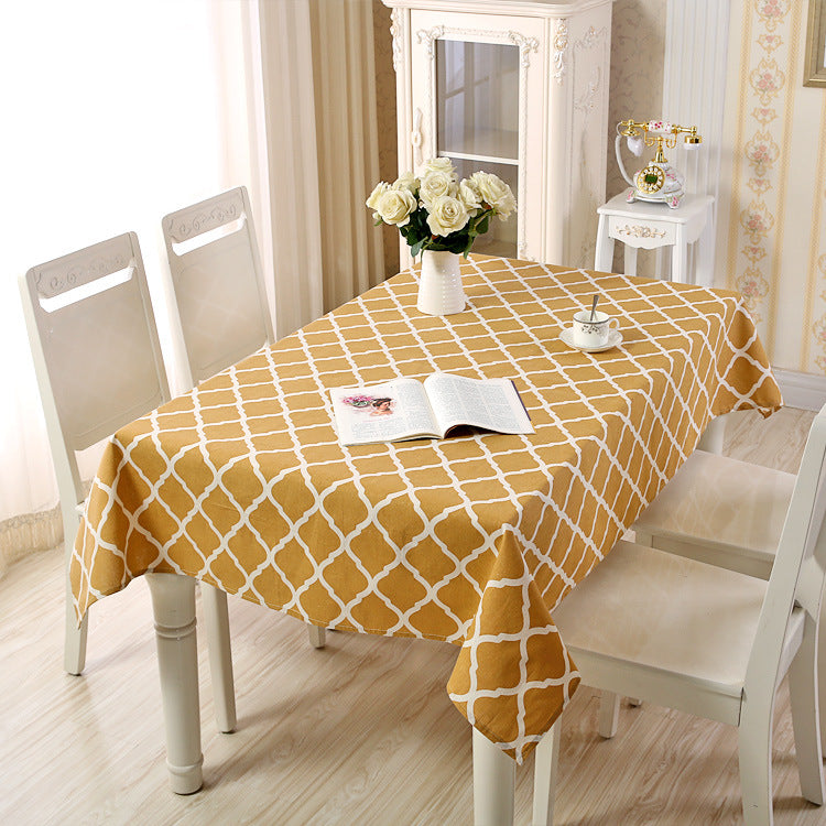 Gingham Check Tablecloth