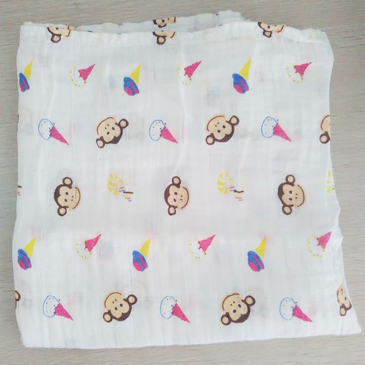 Cute Patterned Muslin Swaddle Blanket kalsten