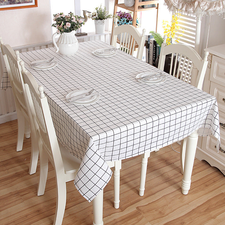 Modern Checkered Tablecloth