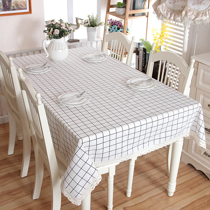 Modern Checkered Tablecloth