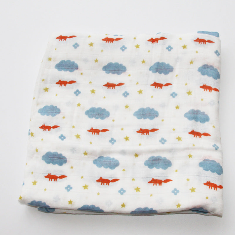 Cute Patterned Muslin Swaddle Blanket kalsten