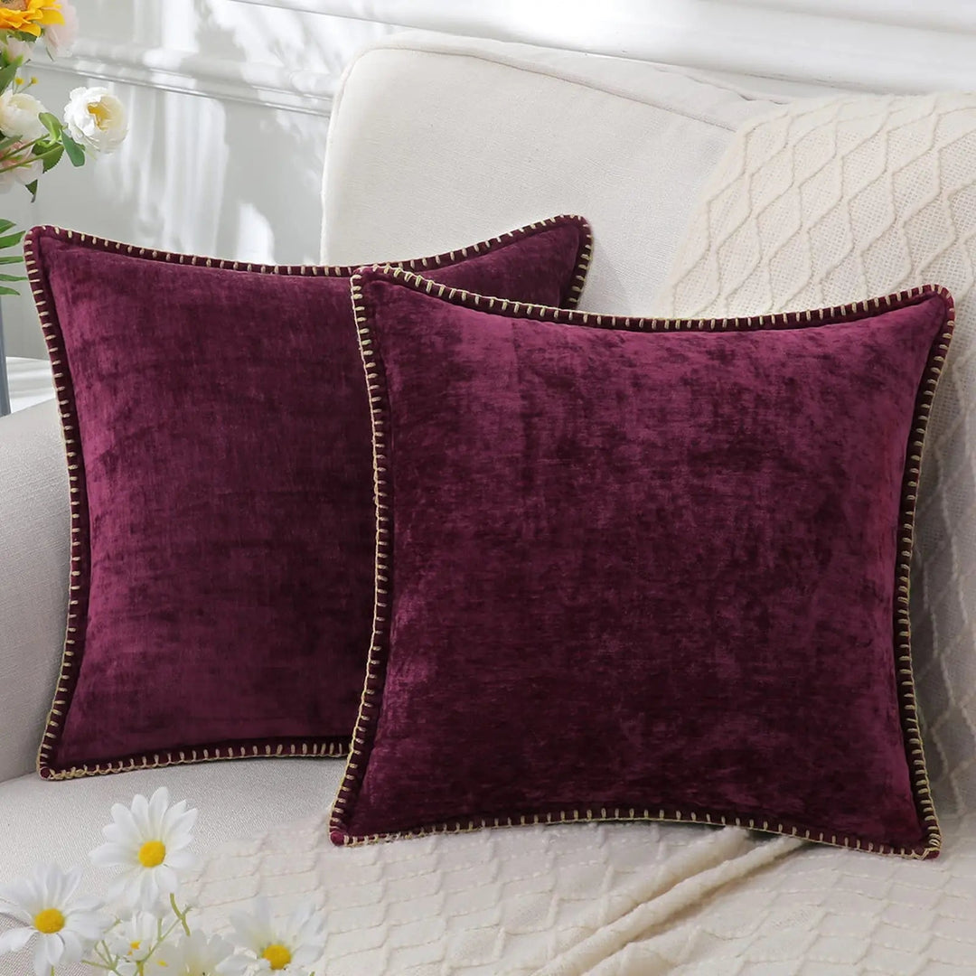 Kalsten | Soft Chenille Velvet Throw Pillow Cover