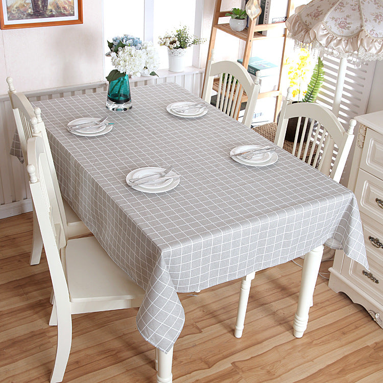 Gingham Check Tablecloth