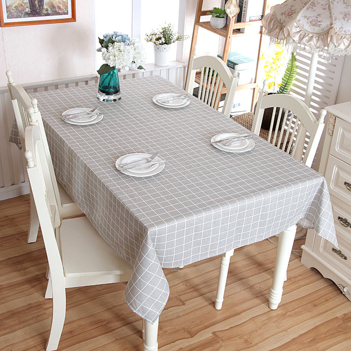 Gingham Check Tablecloth