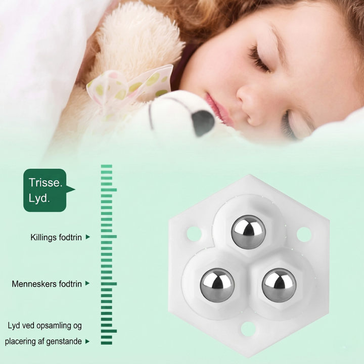 TriGlide 360° furniture wheels with bearings | Kalsten