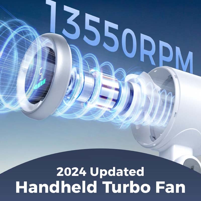 Hand-folding high-speed turbine fan | Kalsten