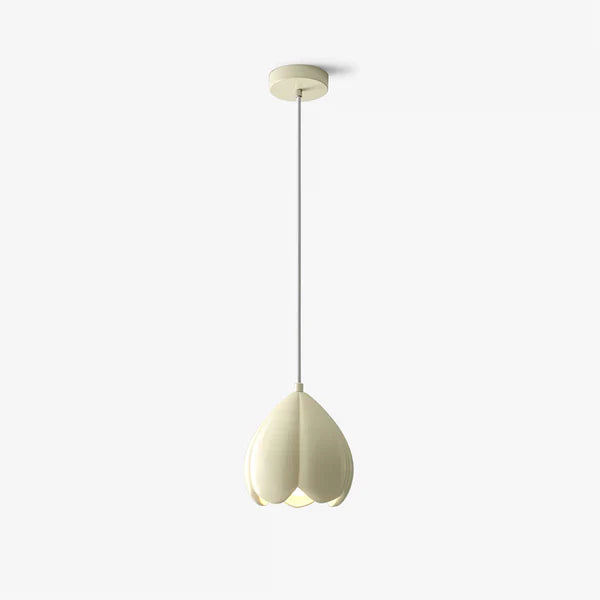 French Style Creamy Hanging Lamp Rustic Nature-Inspired Design Pendant Light | Kalsten