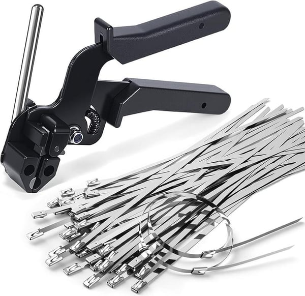 Stainless Steel Cable Tie Gun with Metal Ties | Kalsten
