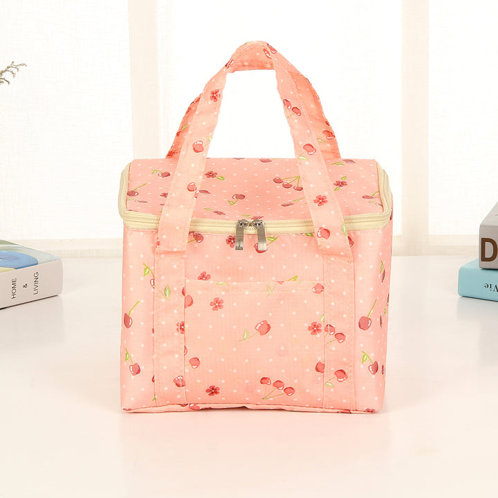 Insulated Dot Print Lunch Carrier Bag Kalsten