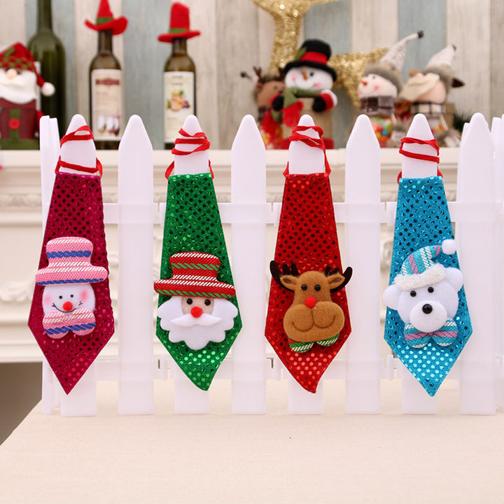 LED Illuminated Santa Tie Decoration Kalsten