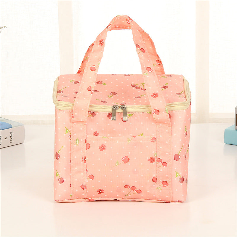 Insulated Dot Print Lunch Carrier Bag Kalsten