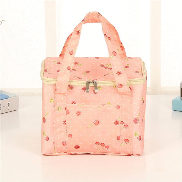 Insulated Dot Print Lunch Carrier Bag Kalsten