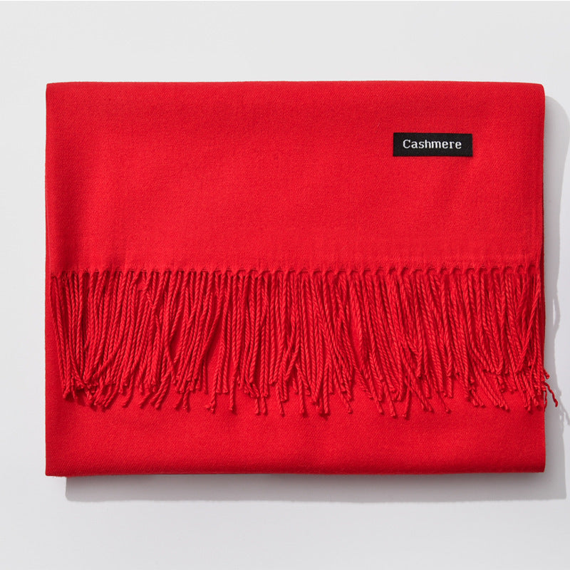 Kalsten | New Women's Winter Scarf Monochrome Variety Warm Classic Scarf