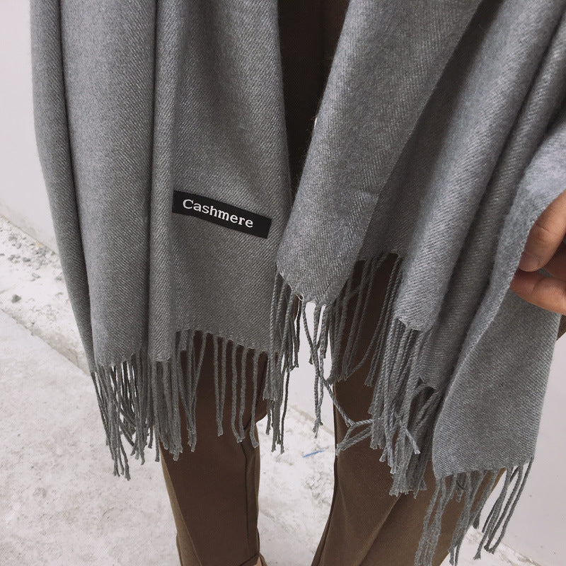 Kalsten | New Women's Winter Scarf Monochrome Variety Warm Classic Scarf