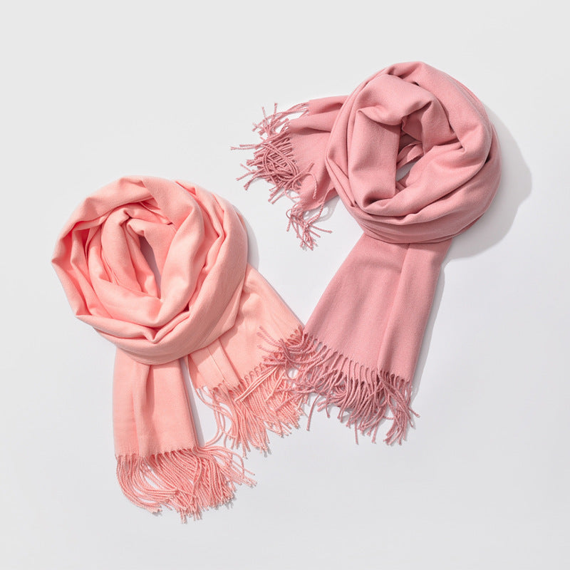 Kalsten | New Women's Winter Scarf Monochrome Variety Warm Classic Scarf