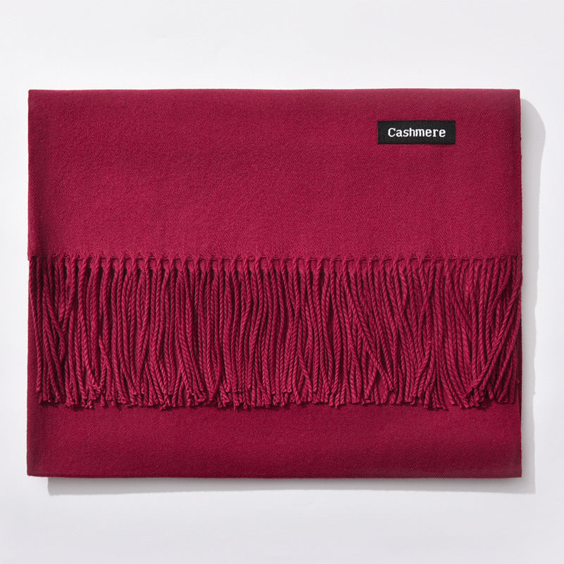 Kalsten | New Women's Winter Scarf Monochrome Variety Warm Classic Scarf