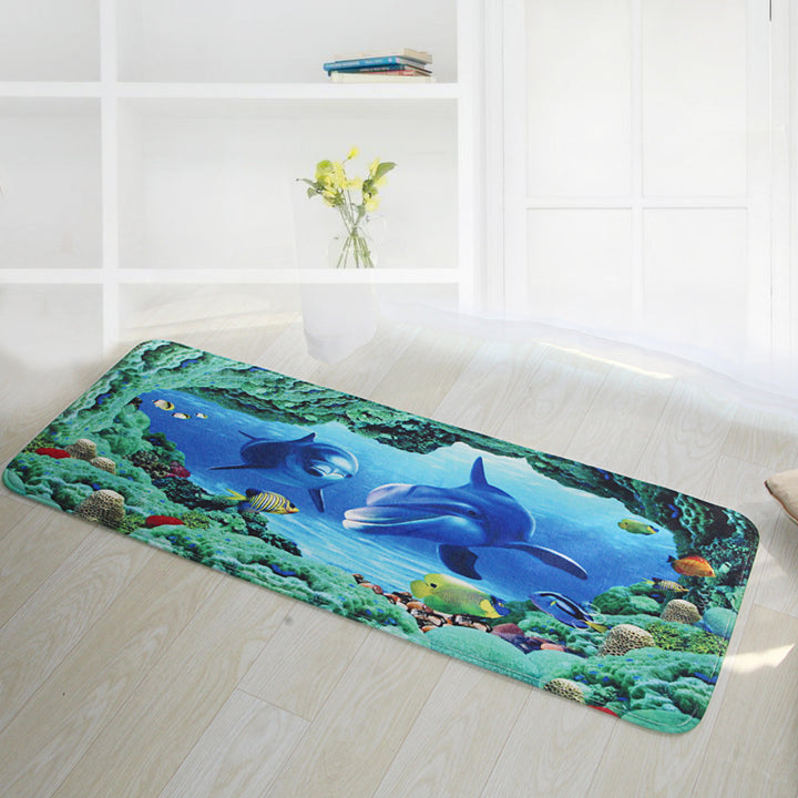 Marine Life Bath Mat Kalsten