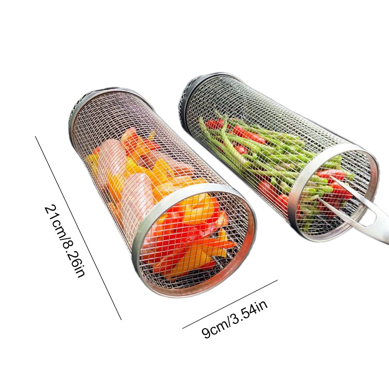 Cylindrical grill basket | Kalsten