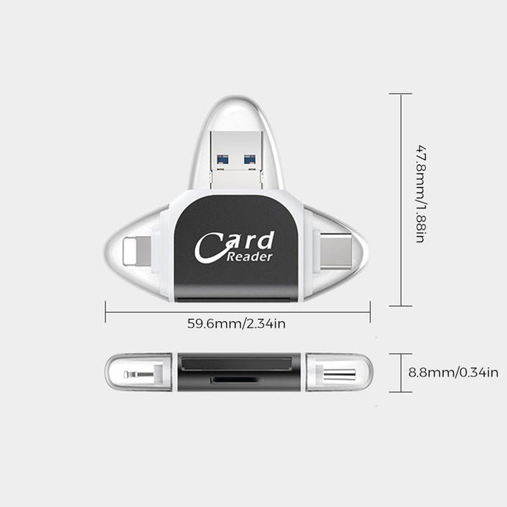 Universal 4-in-1 Sd Tf Card Reader | Kalsten