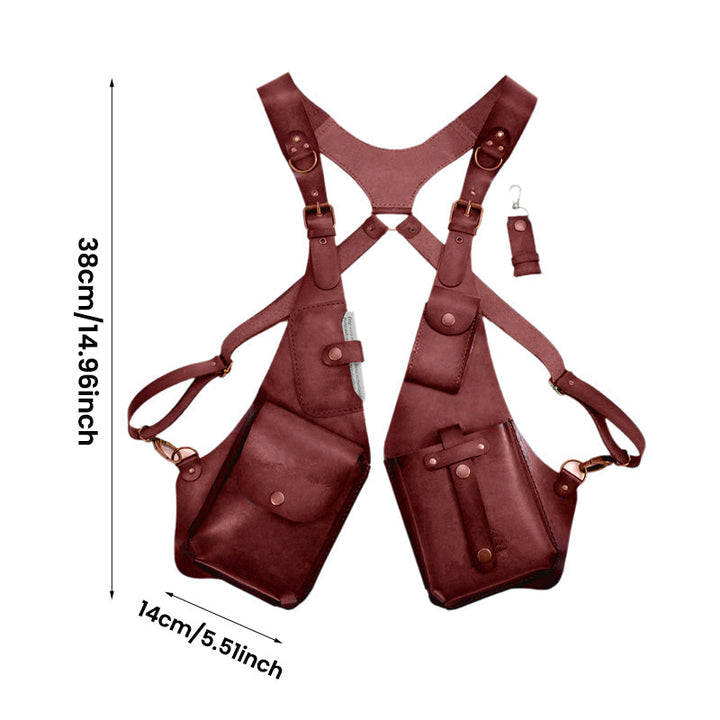 Kalsten | Medieval Steampunk Retro Shoulder Bag with Shoulder Strap