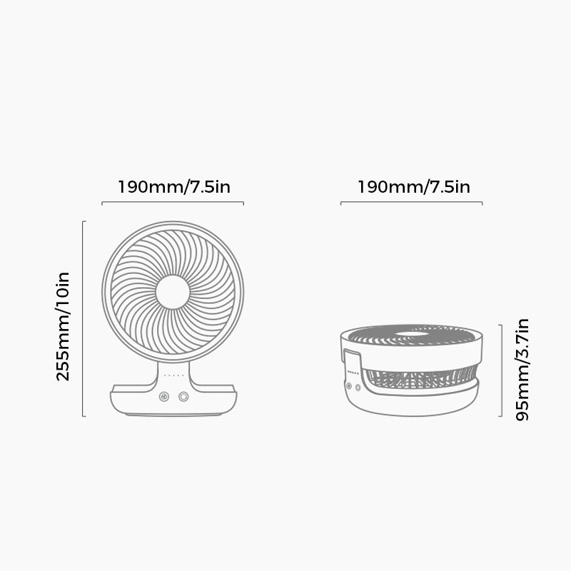 Kalsten | Folding Table Fan