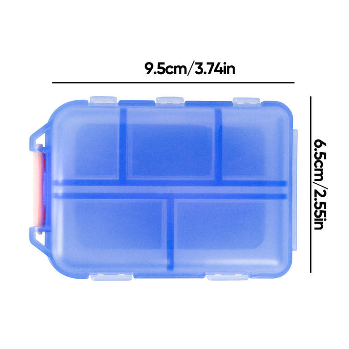Kalsten | Travel Pill Organizer Box (161 Labels for Customization)