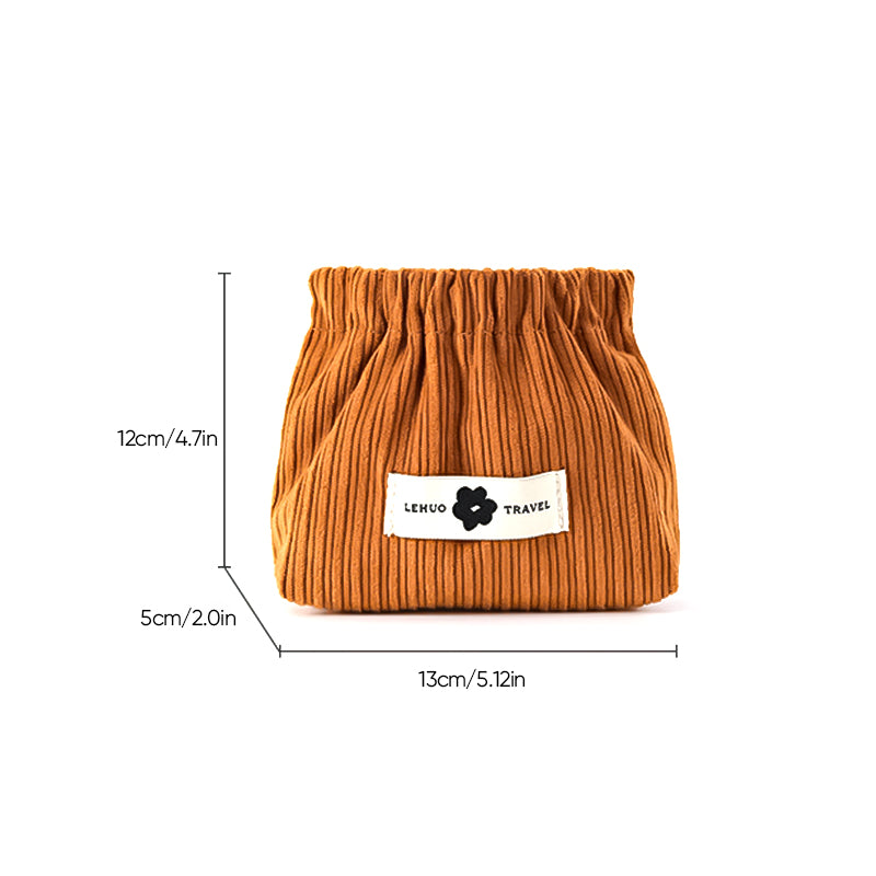 Corduroy elastic tie organizer | Kalsten