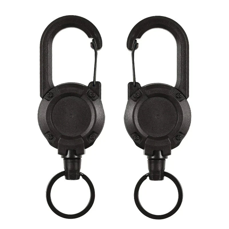 Automatic retractable key holder made of wire rope for outdoor use | Kalsten