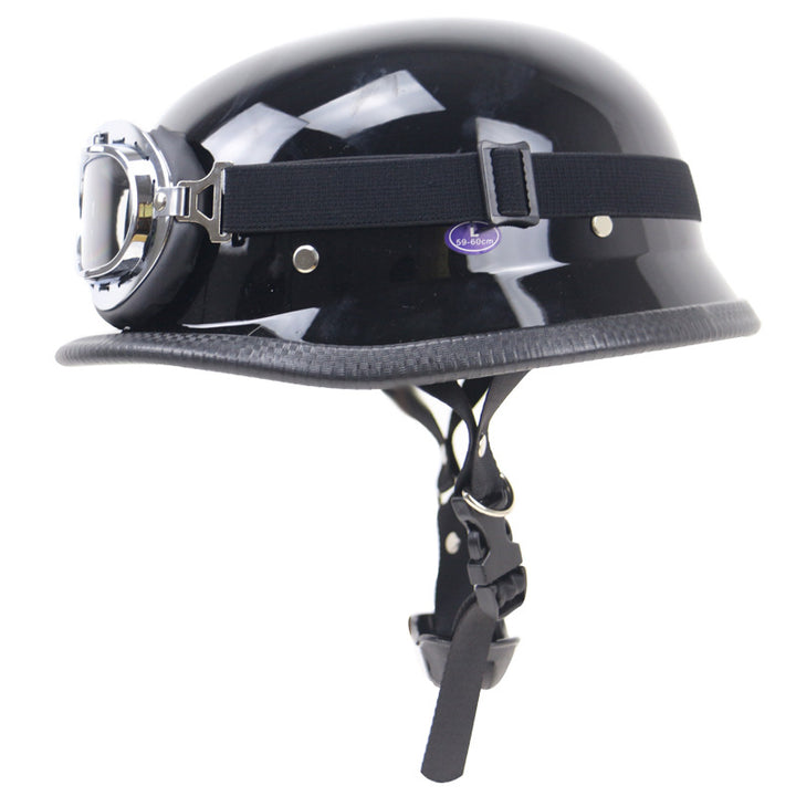 Retro Half-Helmet Motorcycle Protection with Goggles Kalsten