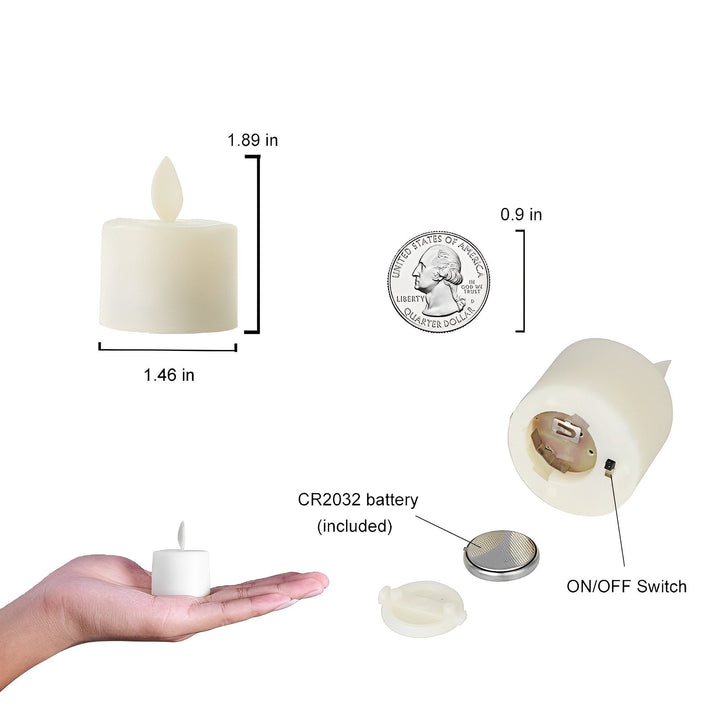Kalsten | Electronic candle with moving flame | Wickless LED candle