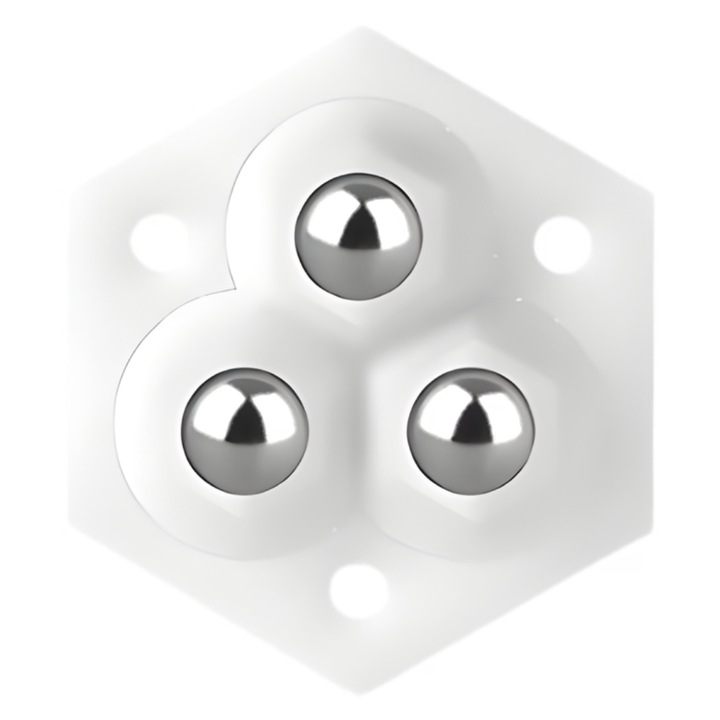 TriGlide 360° furniture wheels with bearings | Kalsten