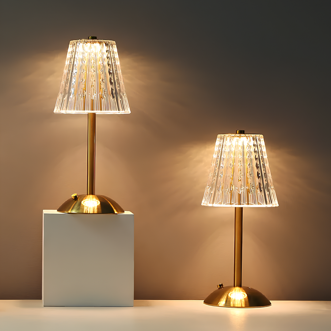 Golden Crystal Table Lamp | Kalsten