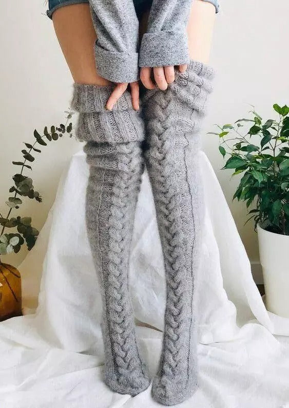Kalsten | Winter Soft Warm Over Knee Extra Long Knitted Socks