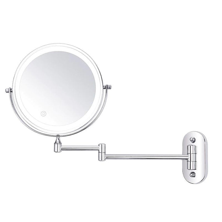 Rechargeable Torch Lamp with Mirror for Bathroom and Cosmetic Use