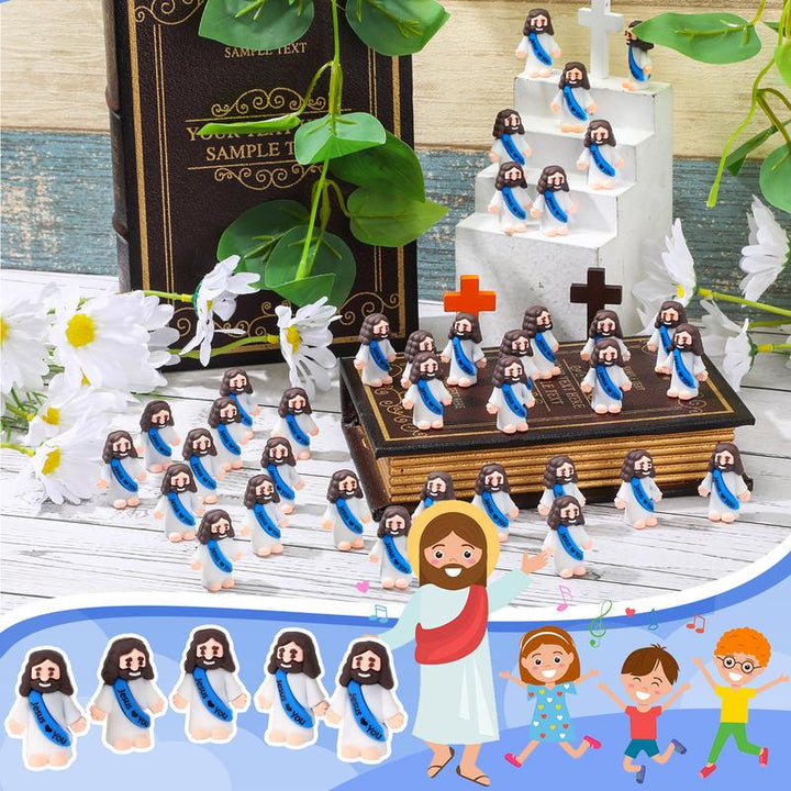 Kalsten | Mini Jesus Figurines With Jesus love You Slogan