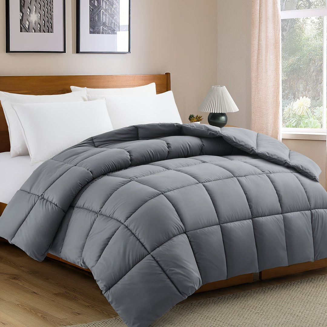 Luxury Seasonal Duvet with Reversible Design and Microfiber Filling Noxord