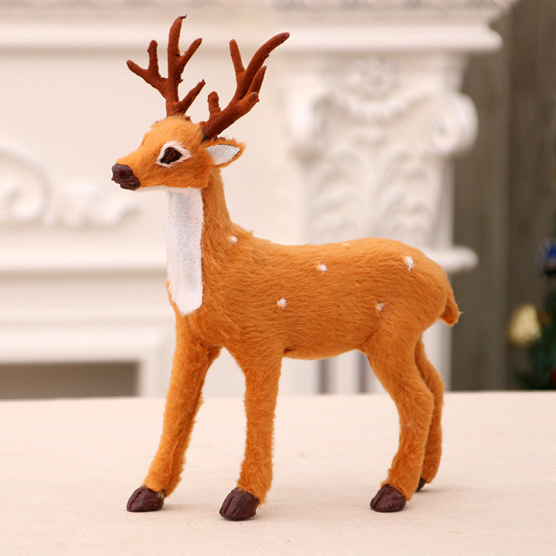 Decorative Felt Reindeer Figurine Set Kalsten