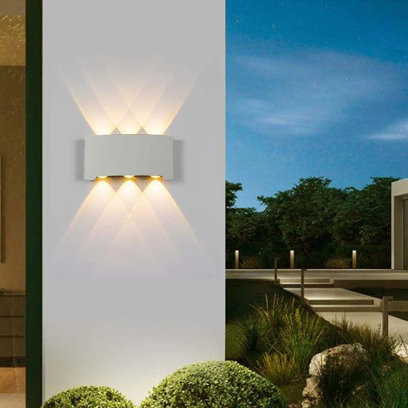 Modern White Waterproof LED Wall Lamp