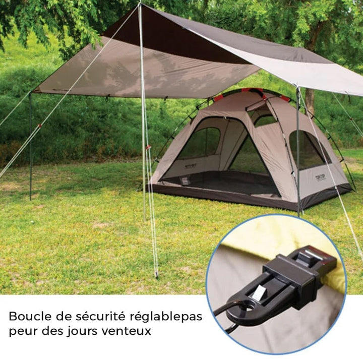 Robust and adjustable locking handle for tarpaulin and shade cloth | Kalsten