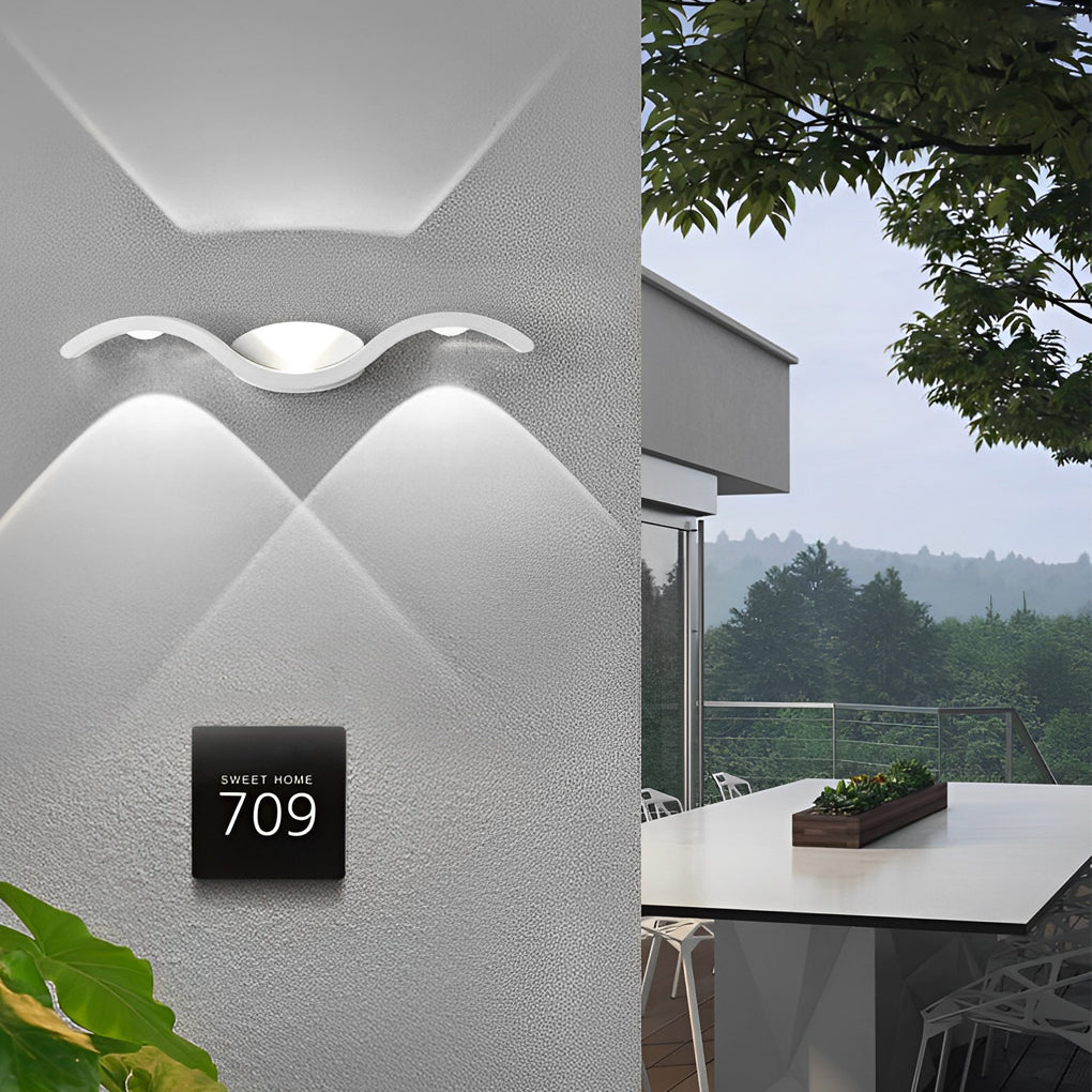 Outdoor LED Up & Down Wall Lamp Noxord