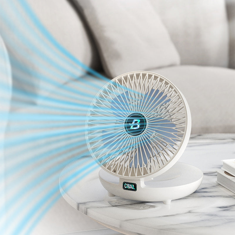 Portable Mini Desktop Fan, USB Rechargeable Adjustable Wall-Mount Fan | Kalsten