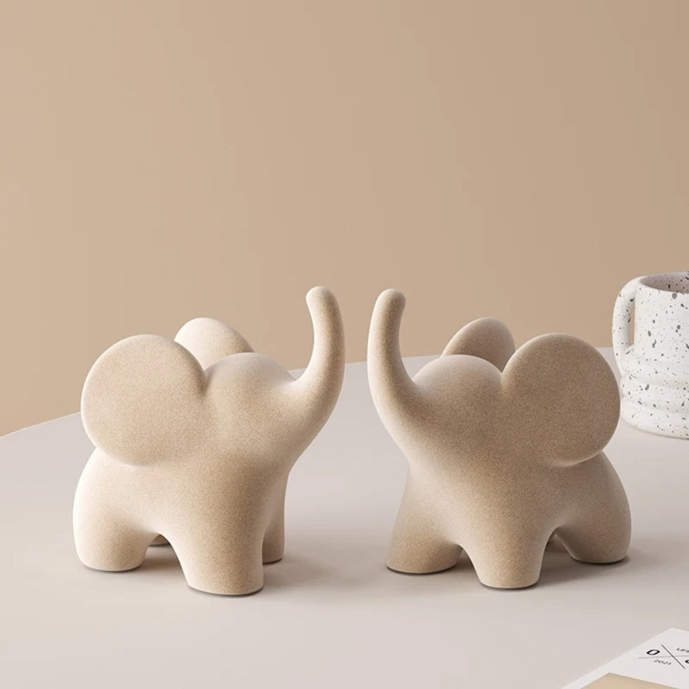 Noxord | Eclectic Elephant Resin Figurines