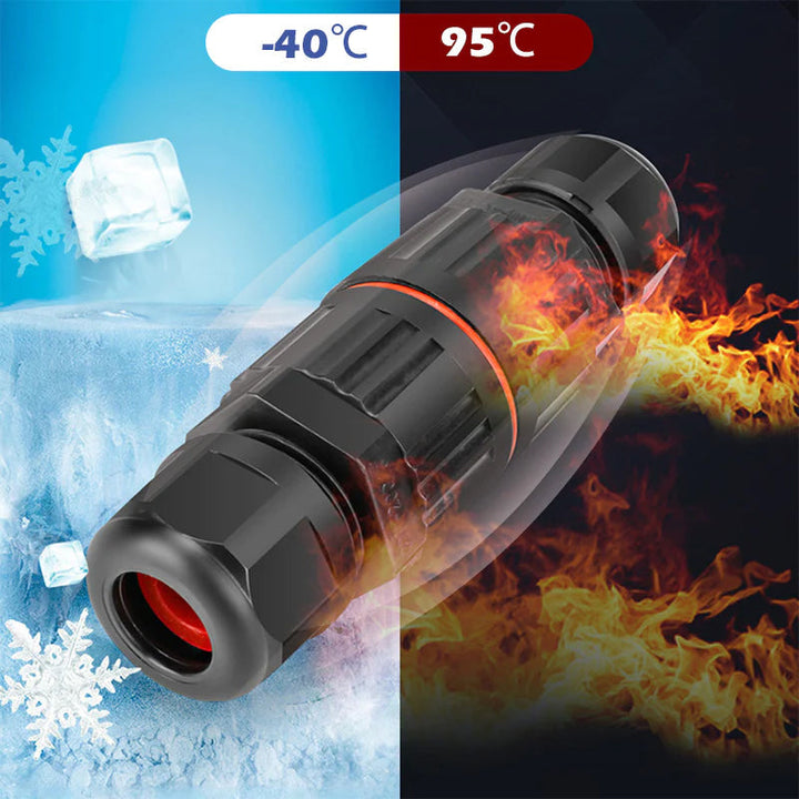 Waterproof electrical wire connector for outdoor use | Kalsten