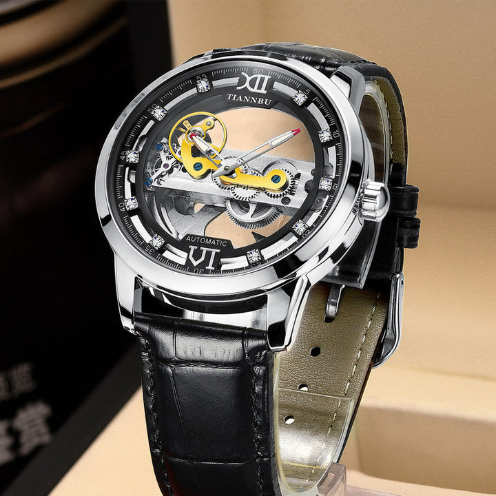 Noxord | Skeleton Tourbillon Ultra Thin Automatic Mechanical Watch