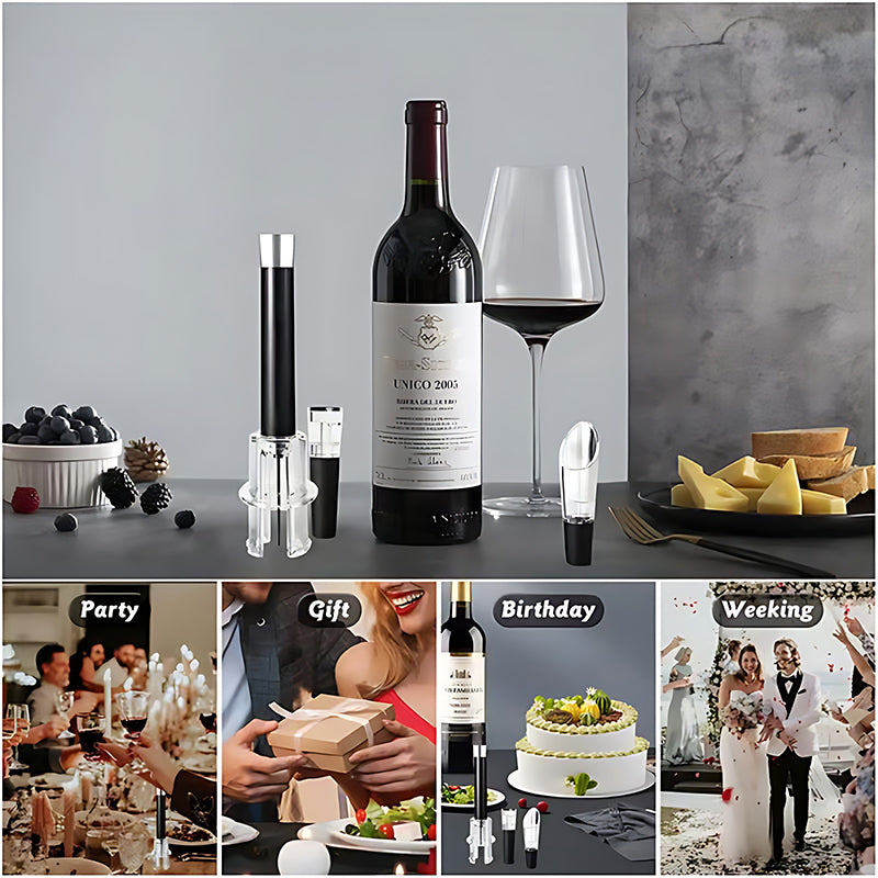 Kalsten | Air Pump Corkscrew Set for Cork Removal