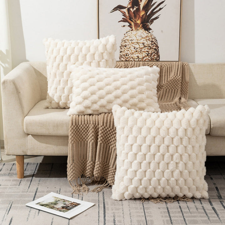 VelvetSoft Plush Pillowcase for Sofa or Bed