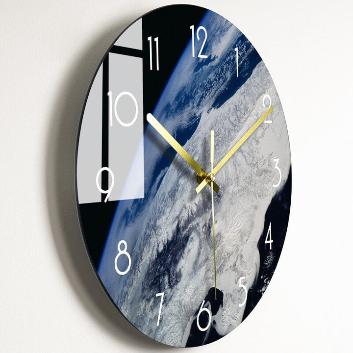 Elegant GlassArt Wall Clock – Artistic Time Measurement & Design Noxord