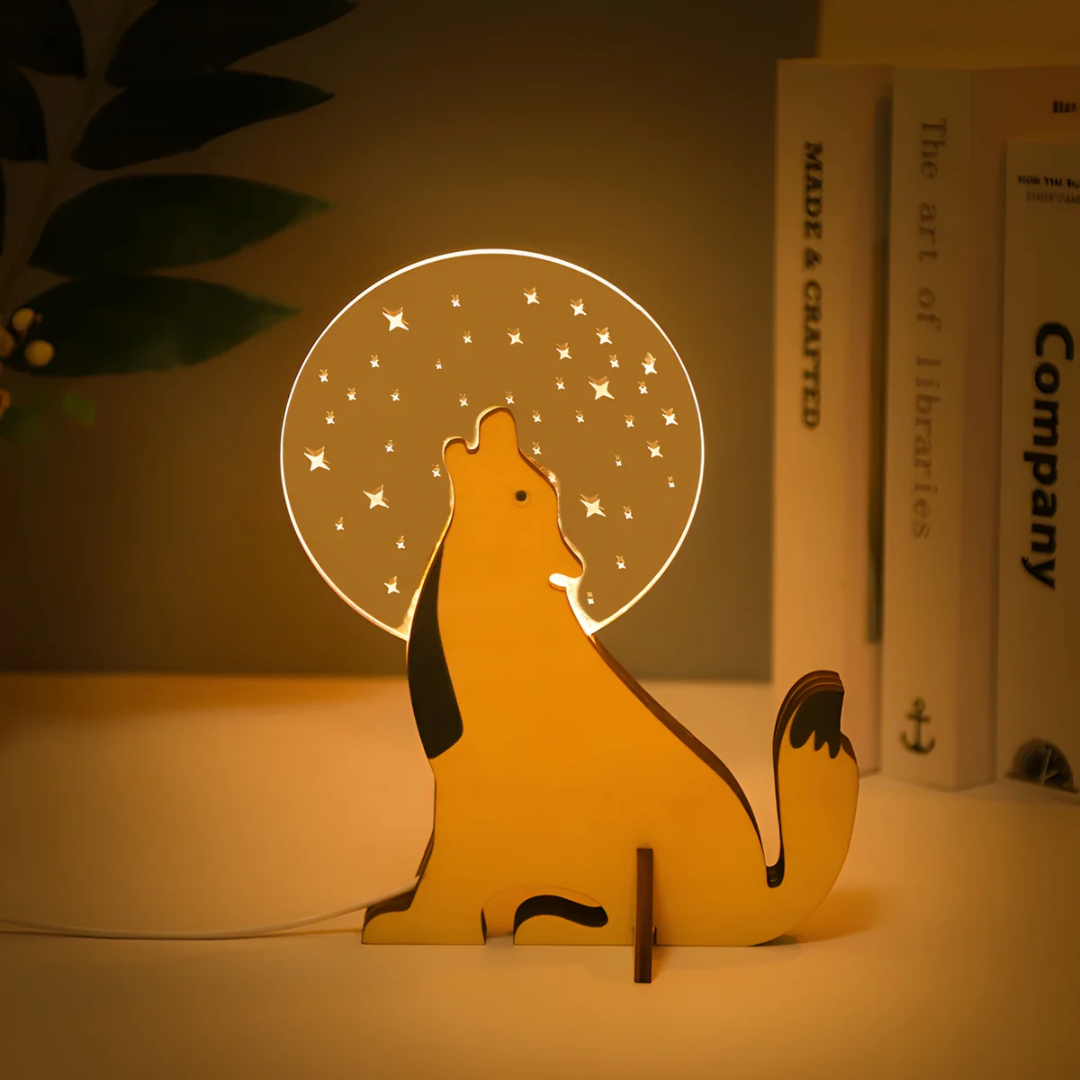 Wooden LED Table Lamp | Noxord